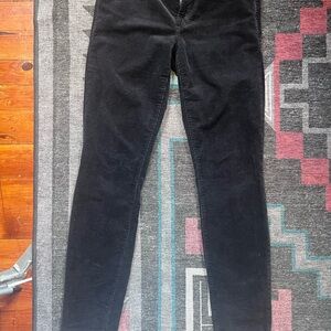 Gap 1969 Women’s Always Skinny Corduroy Pants Black 28